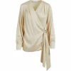 Blouse W. Wrap Effect