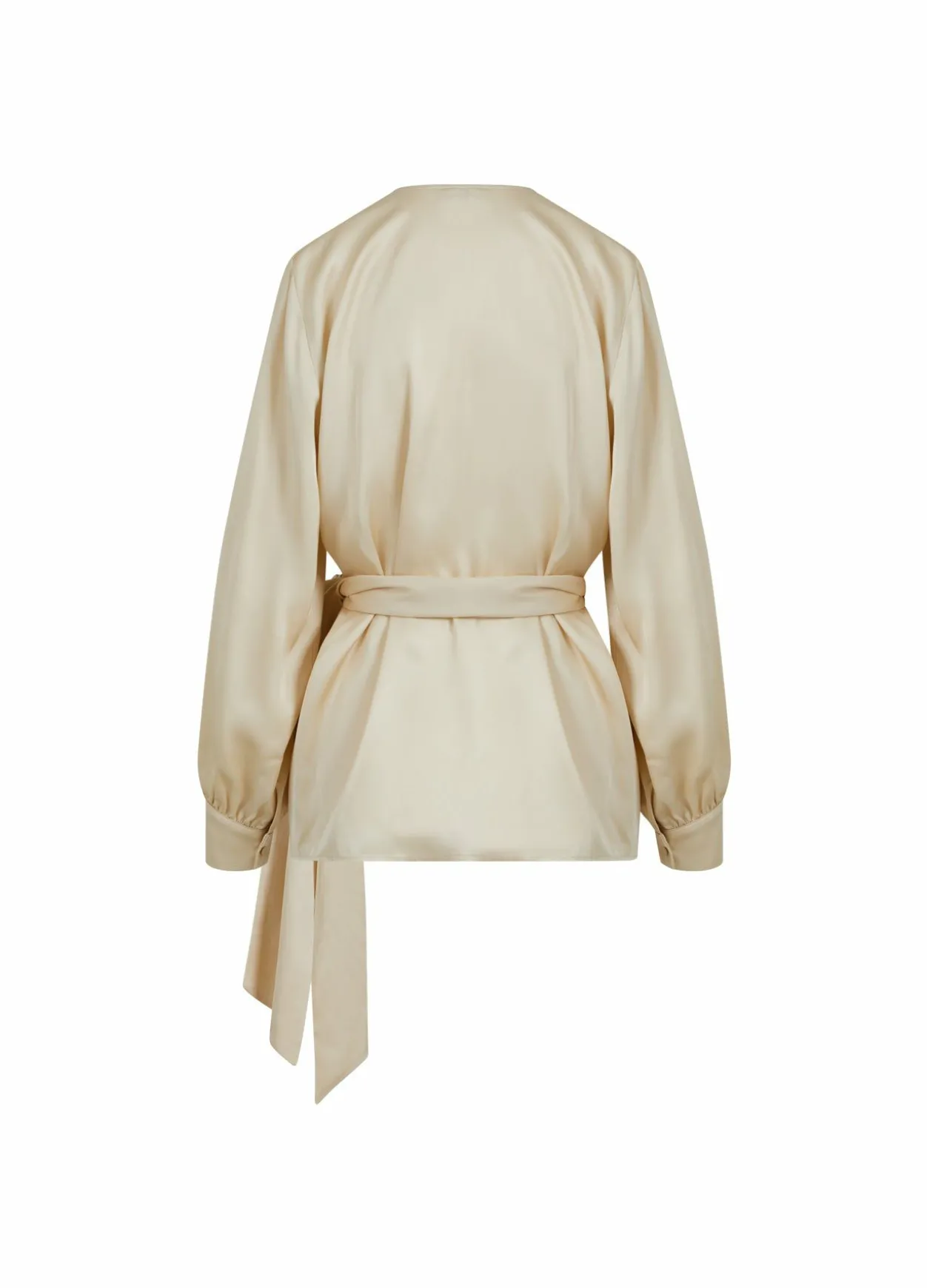 Blouse W. Wrap Effect