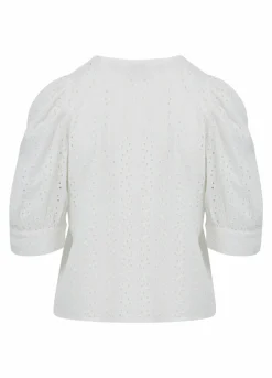 Cc Heart Amy Top W. Broderie Anglaise