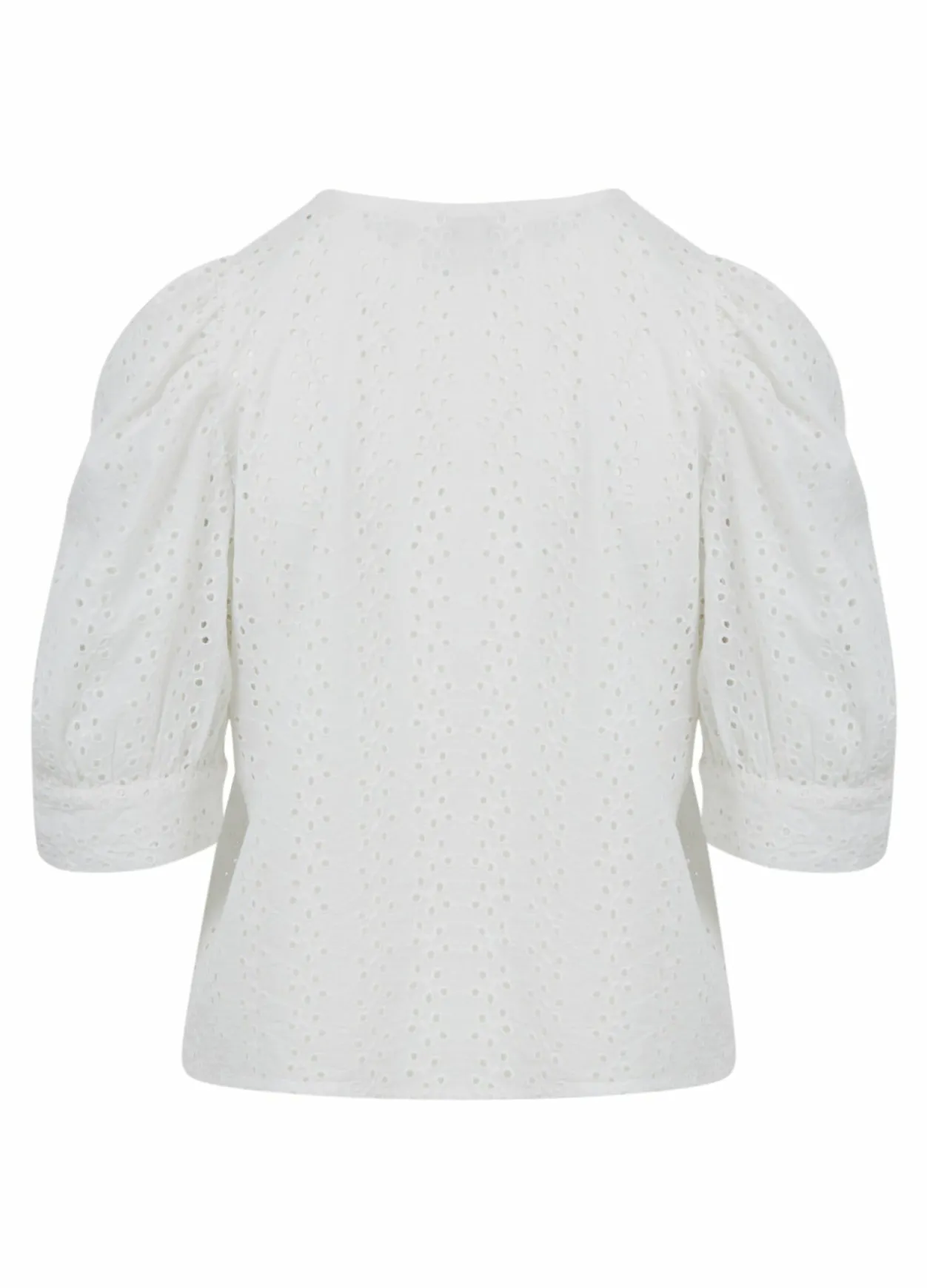Cc Heart Amy Top W. Broderie Anglaise