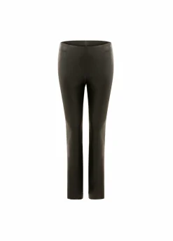 Cc Heart Cropped Leather Leggings