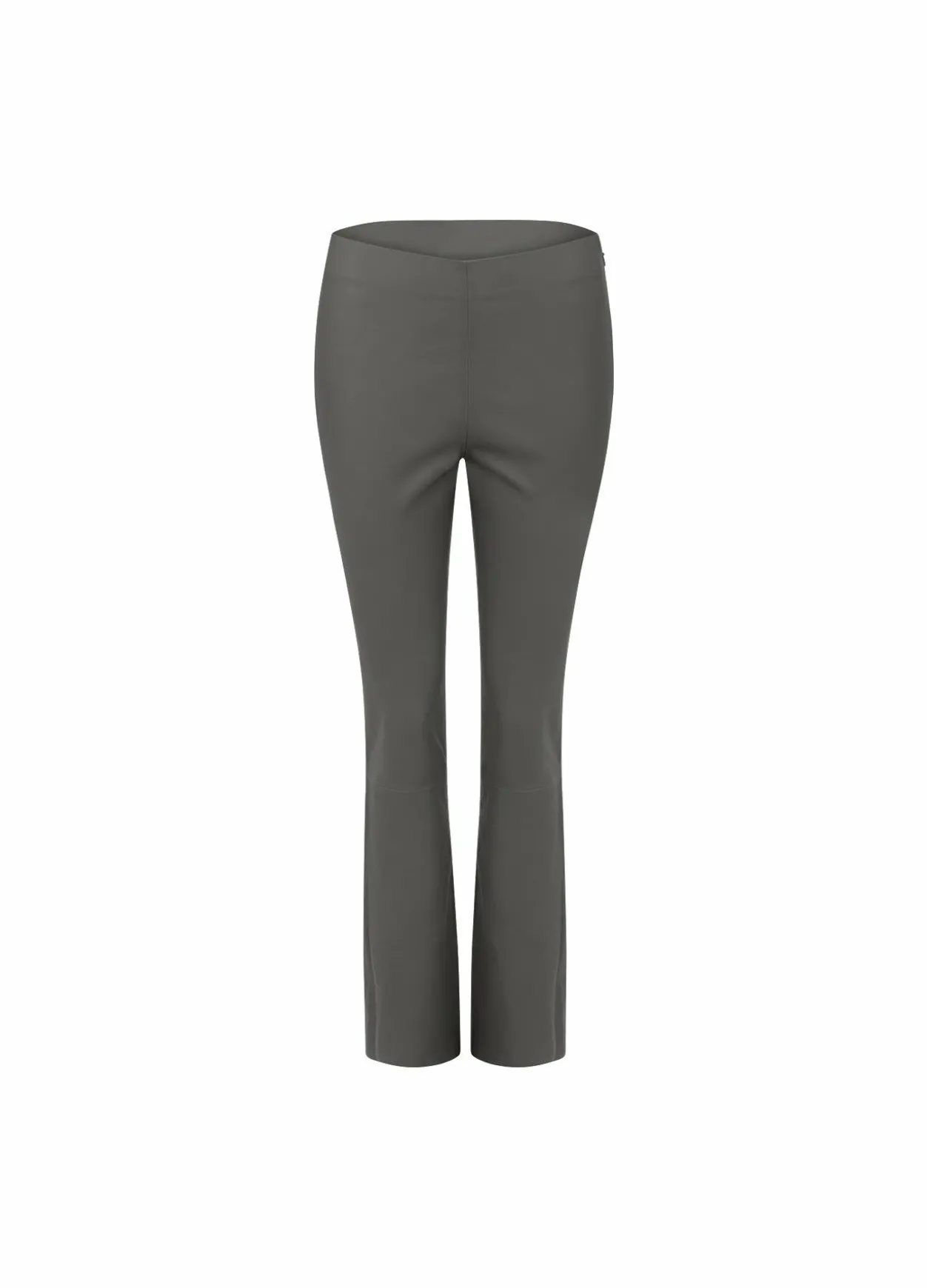 Cc Heart Cropped Leather Leggings