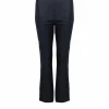 Cc Heart Cropped Leather Leggings