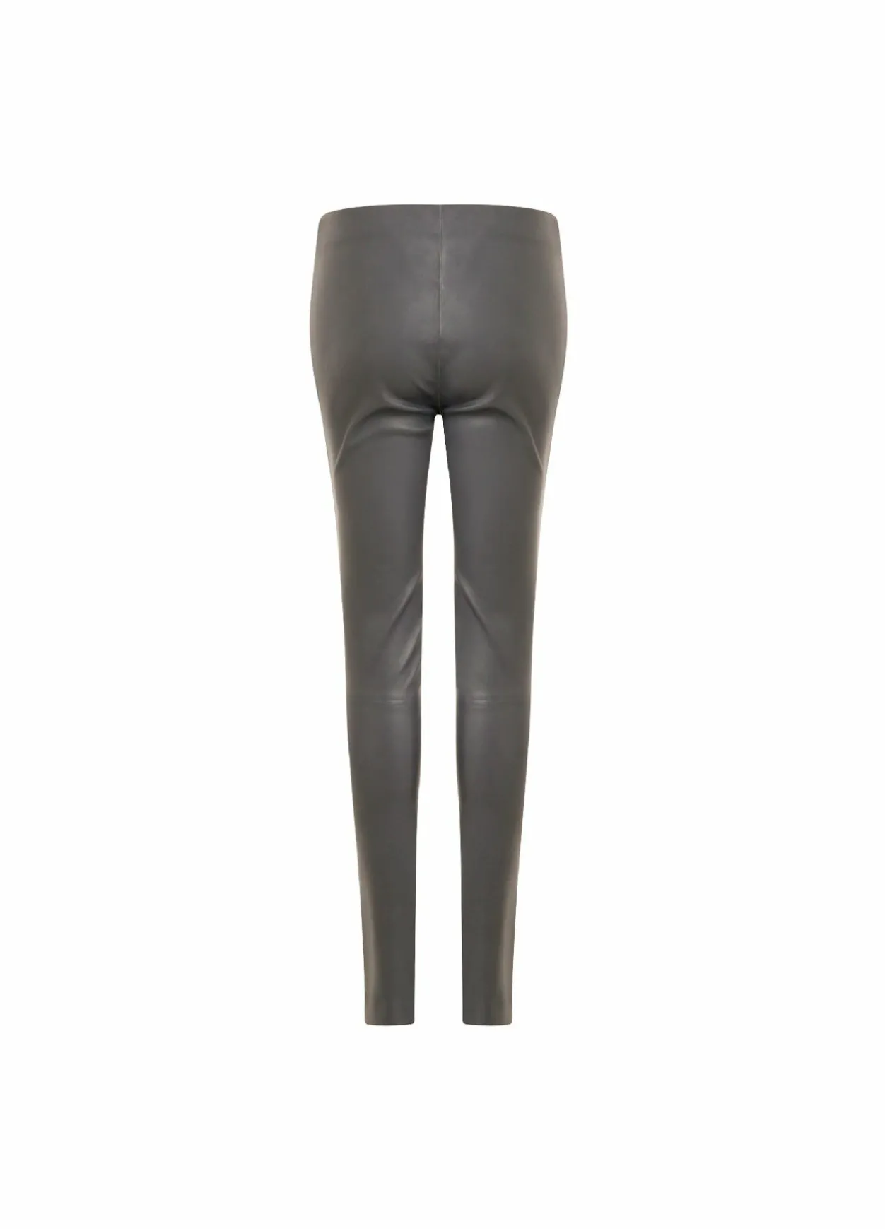Cc Heart Cropped Leather Leggings