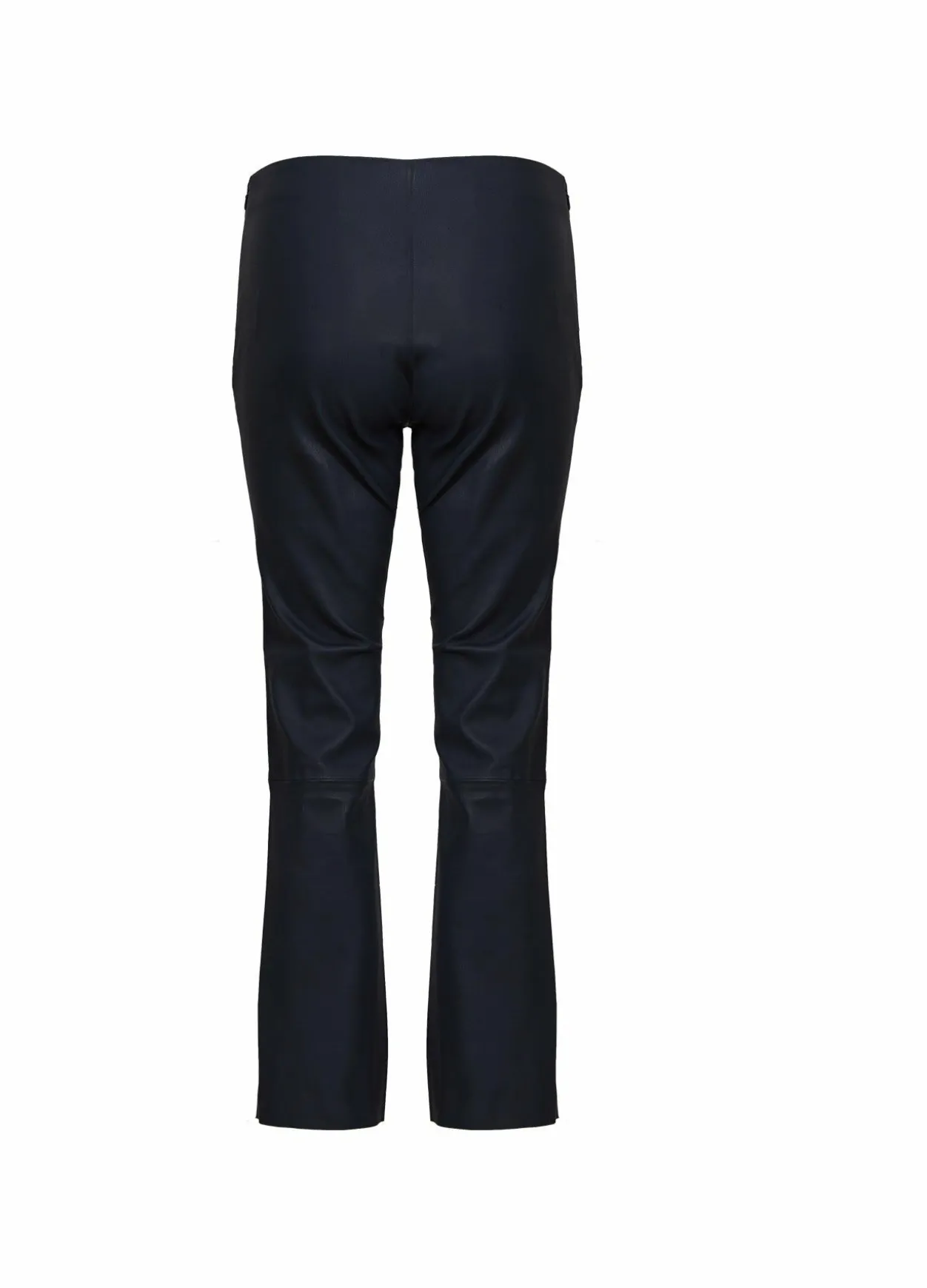 Cc Heart Cropped Leather Leggings