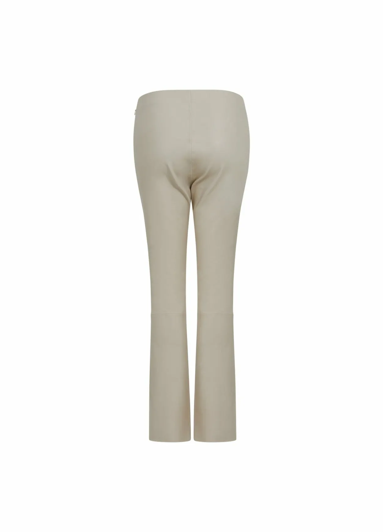 Cc Heart Cropped Leather Leggings