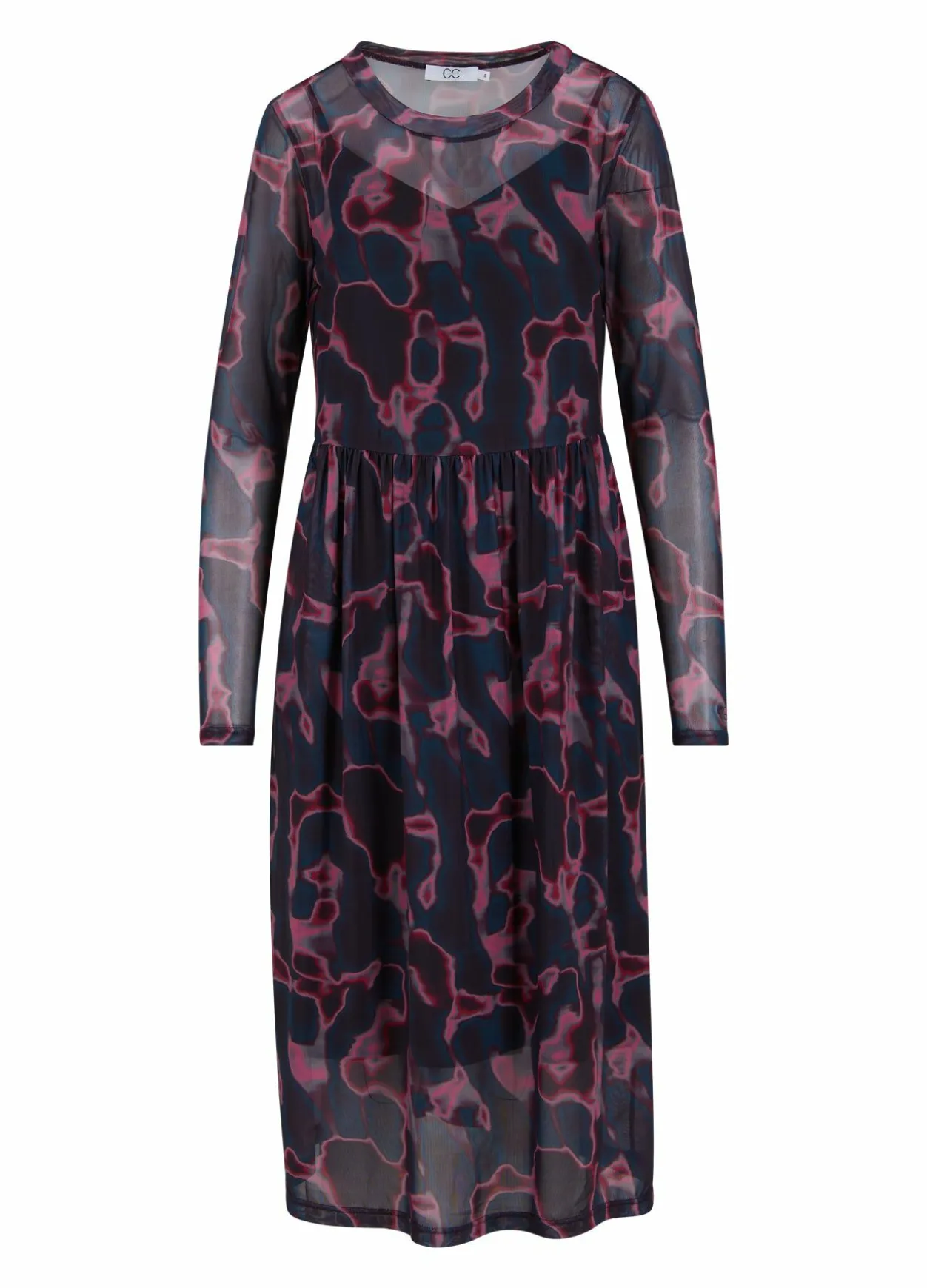 Cc Heart Eve Mesh Dress Print