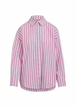 Cc Heart Harper Oversized Shirt W. Stripes