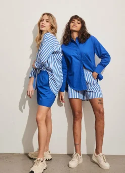 Cc Heart Harper Oversized Shirt W. Stripes