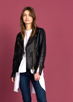 Cc Heart Leather Jacket