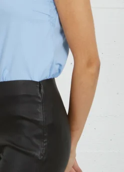Cc Heart Leather Leggings