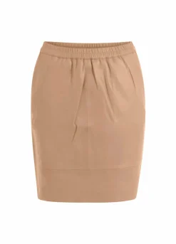 Cc Heart Leather Skirt
