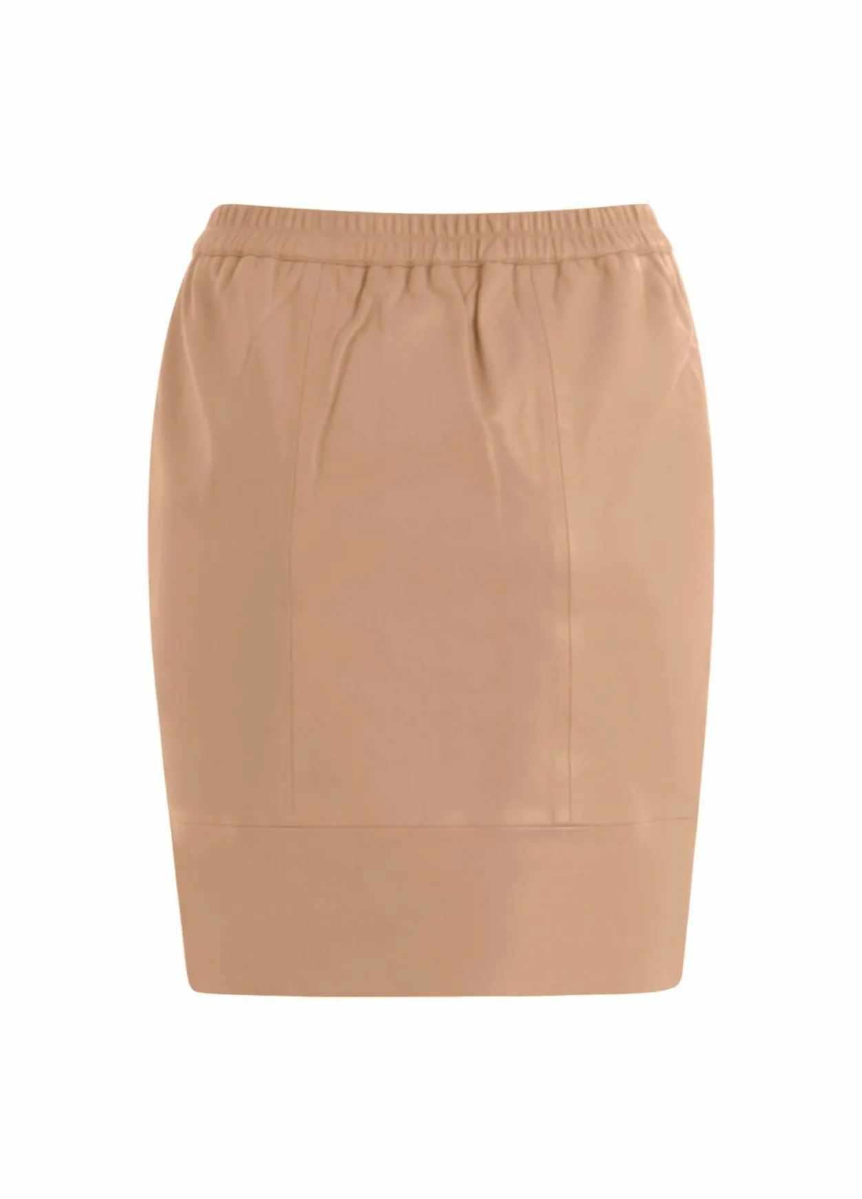 Cc Heart Leather Skirt