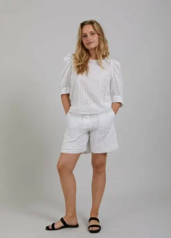 Cc Heart Lena Shorts W. Broderie Anglaise