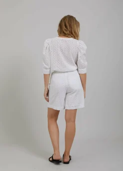 Cc Heart Lena Shorts W. Broderie Anglaise