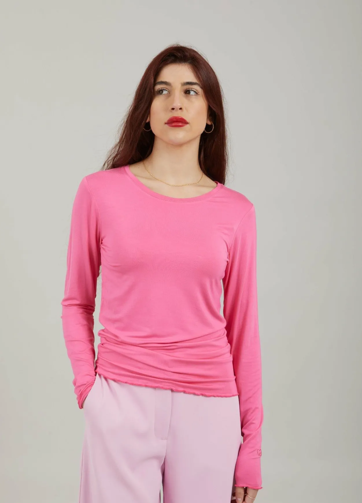 Cc Heart Long Sleeve Top