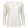 Cc Heart Long Sleeve V-Neck T-Shirt