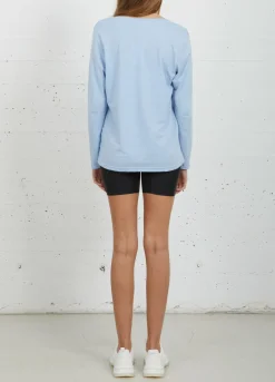 Cc Heart Long Sleeve V-Neck T-Shirt