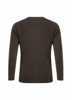 Cc Heart Long Sleeve V-Neck T-Shirt