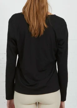 Cc Heart Long Sleeve V-Neck T-Shirt
