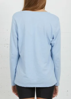Cc Heart Long Sleeve V-Neck T-Shirt