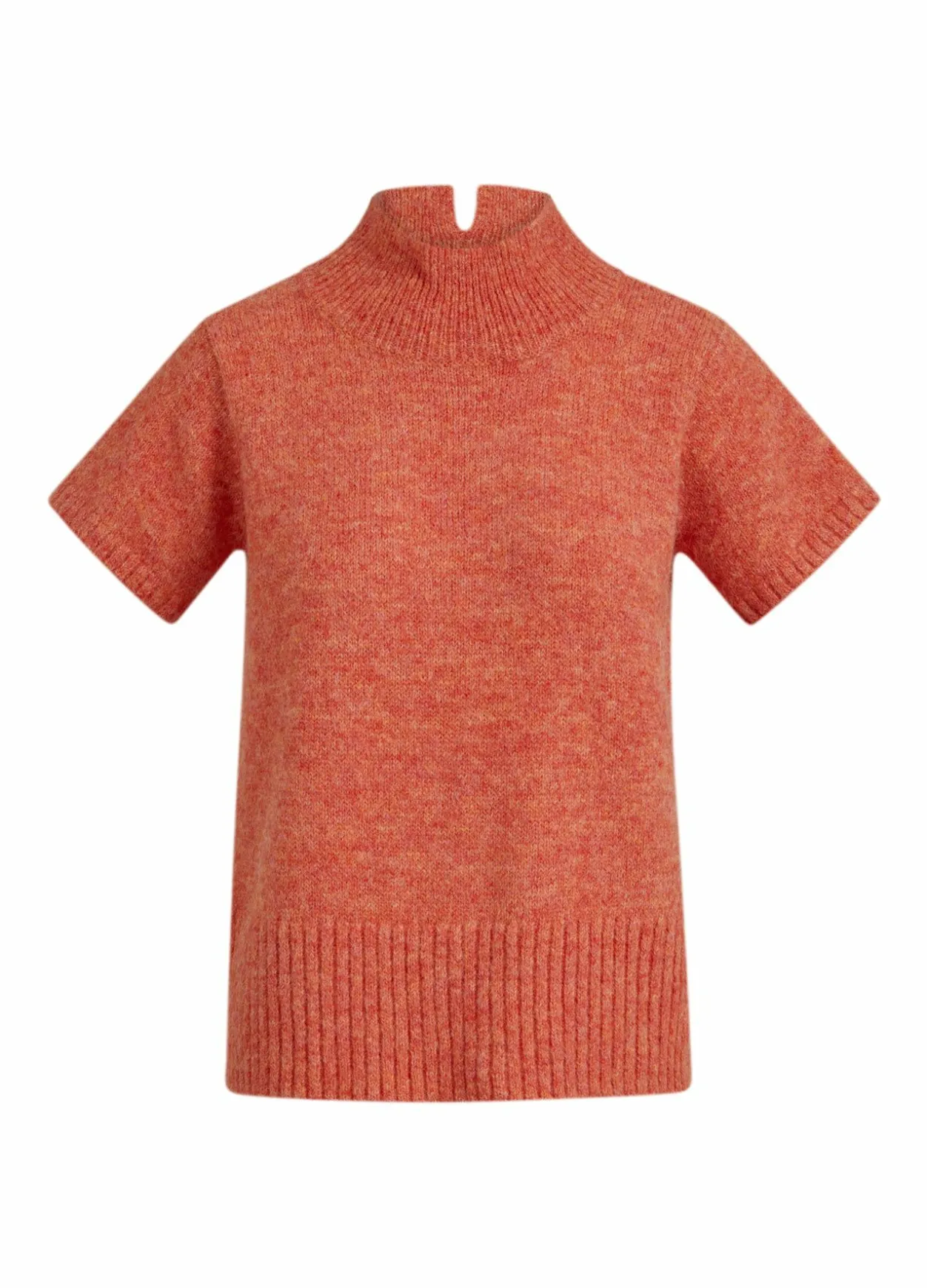 Cc Heart Short Sleeve Alpaca Top