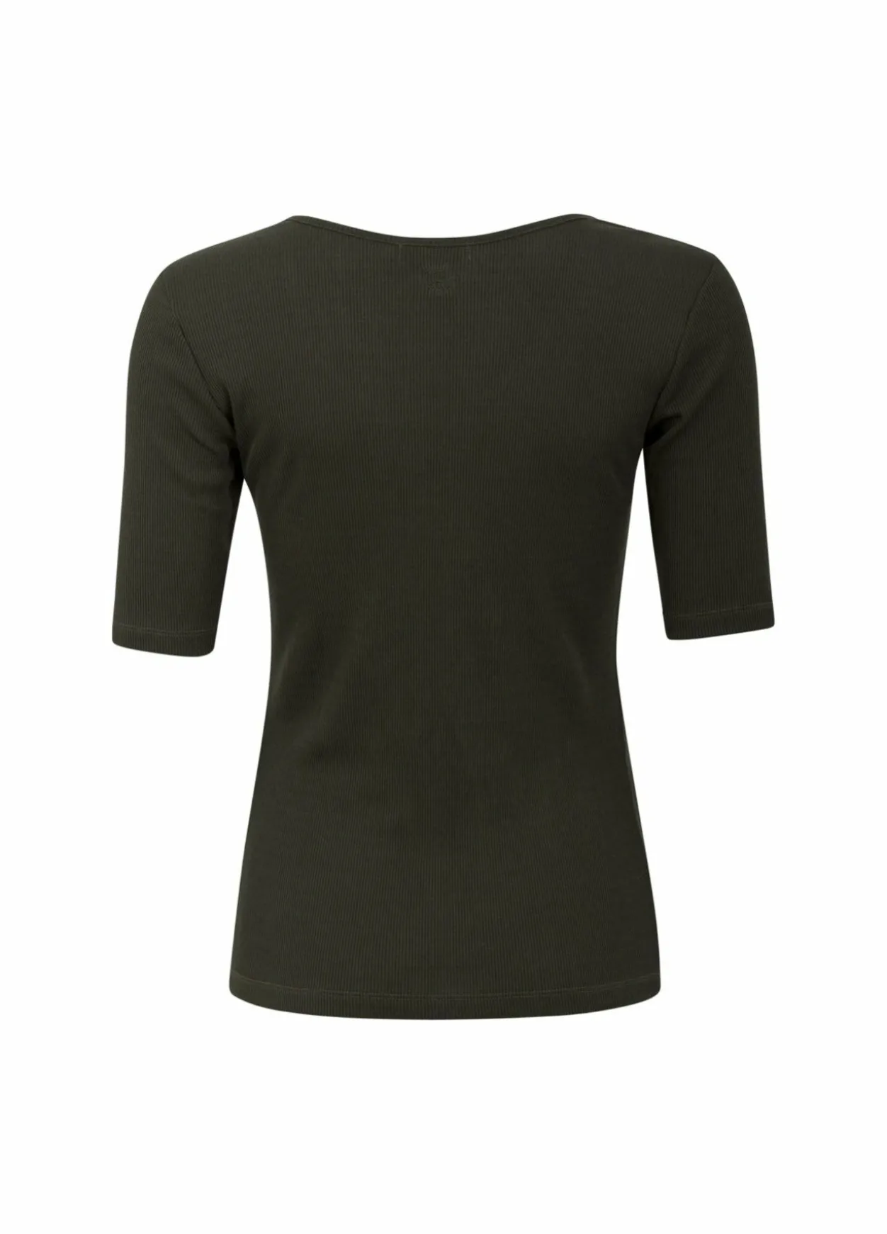 Cc Heart Silk Scoop Neck T-Shirt