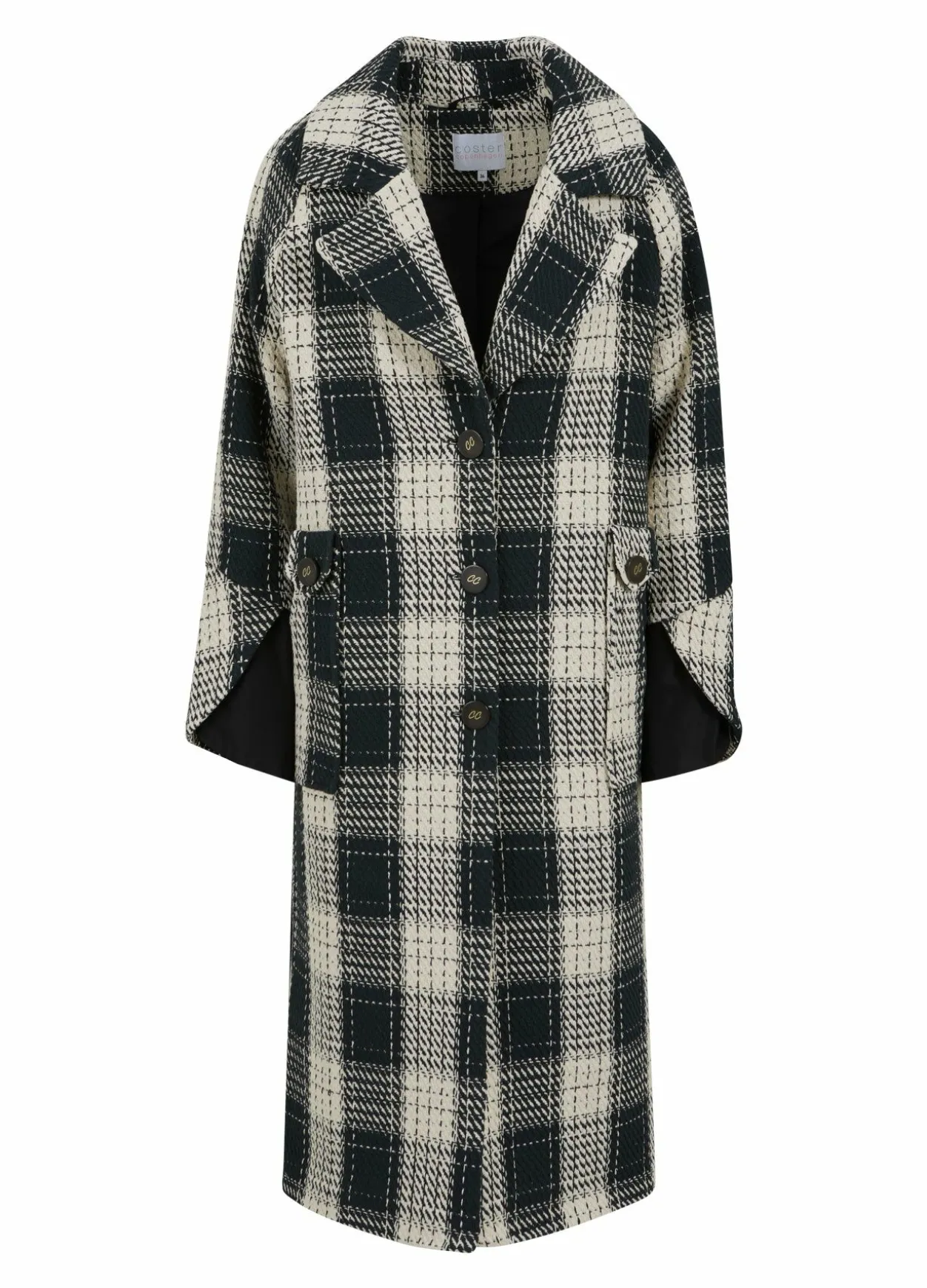 Check Mix Coat
