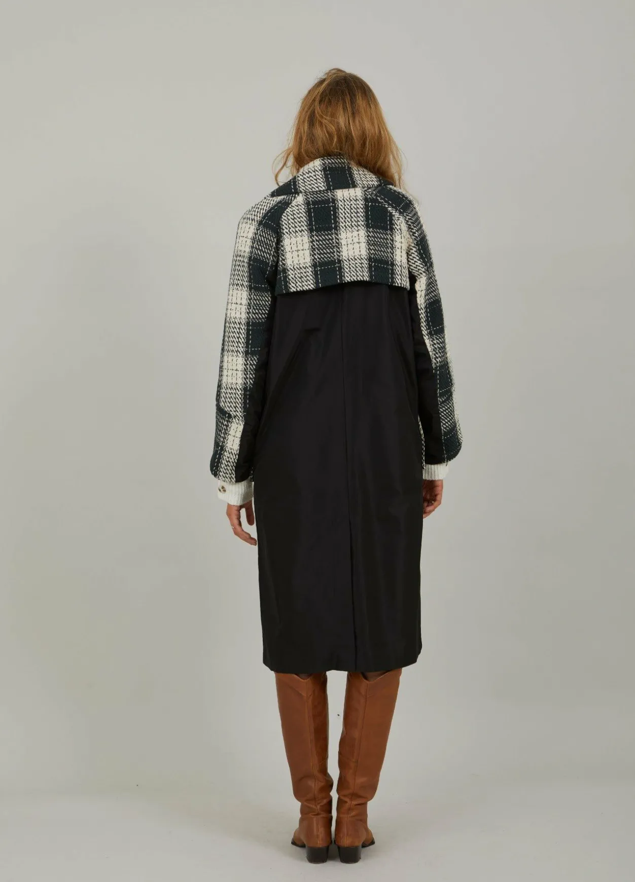 Check Mix Coat