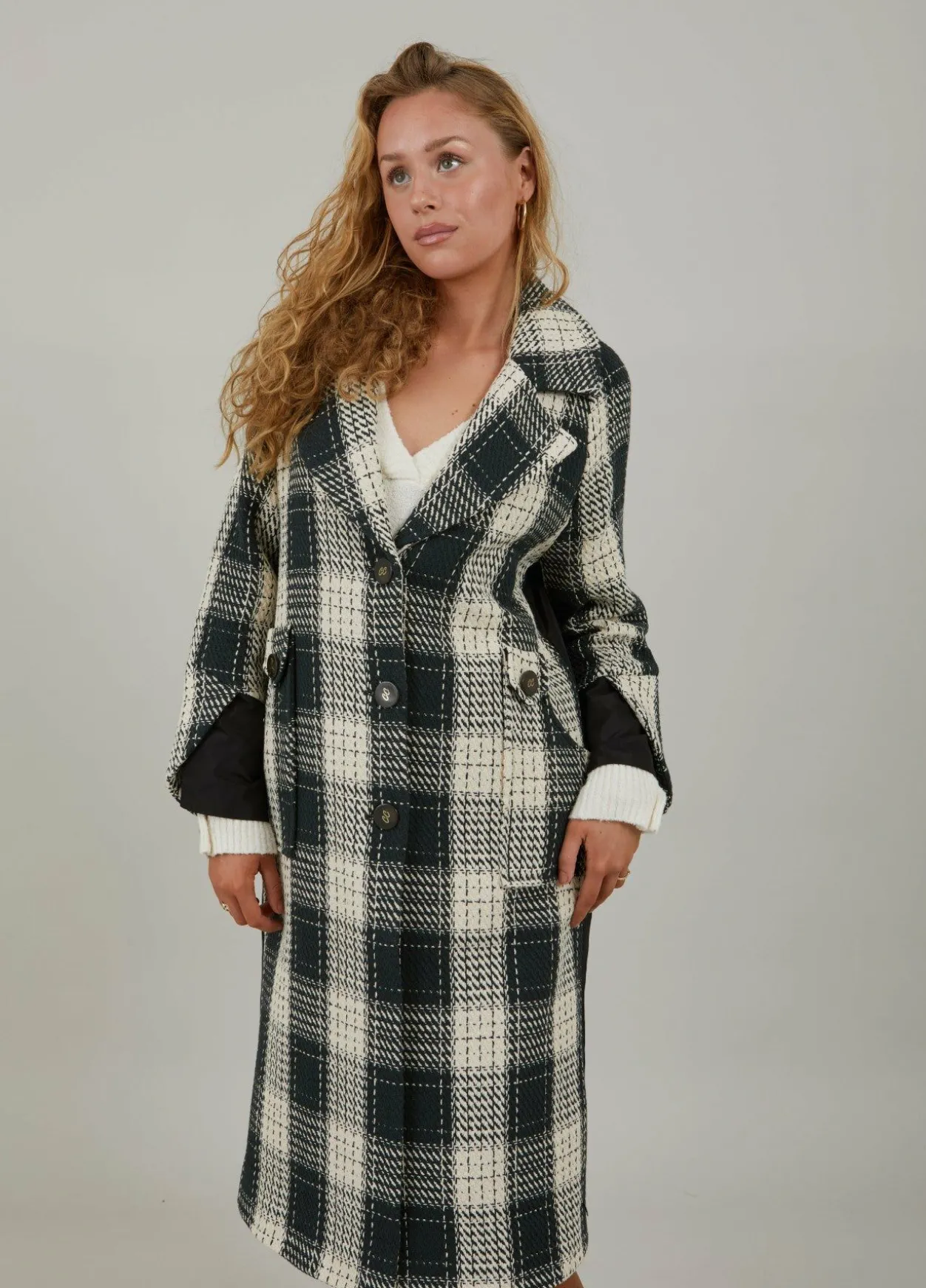 Check Mix Coat