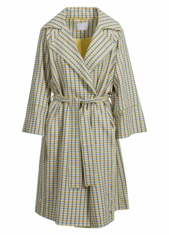 Coat W. Checkered Pattern