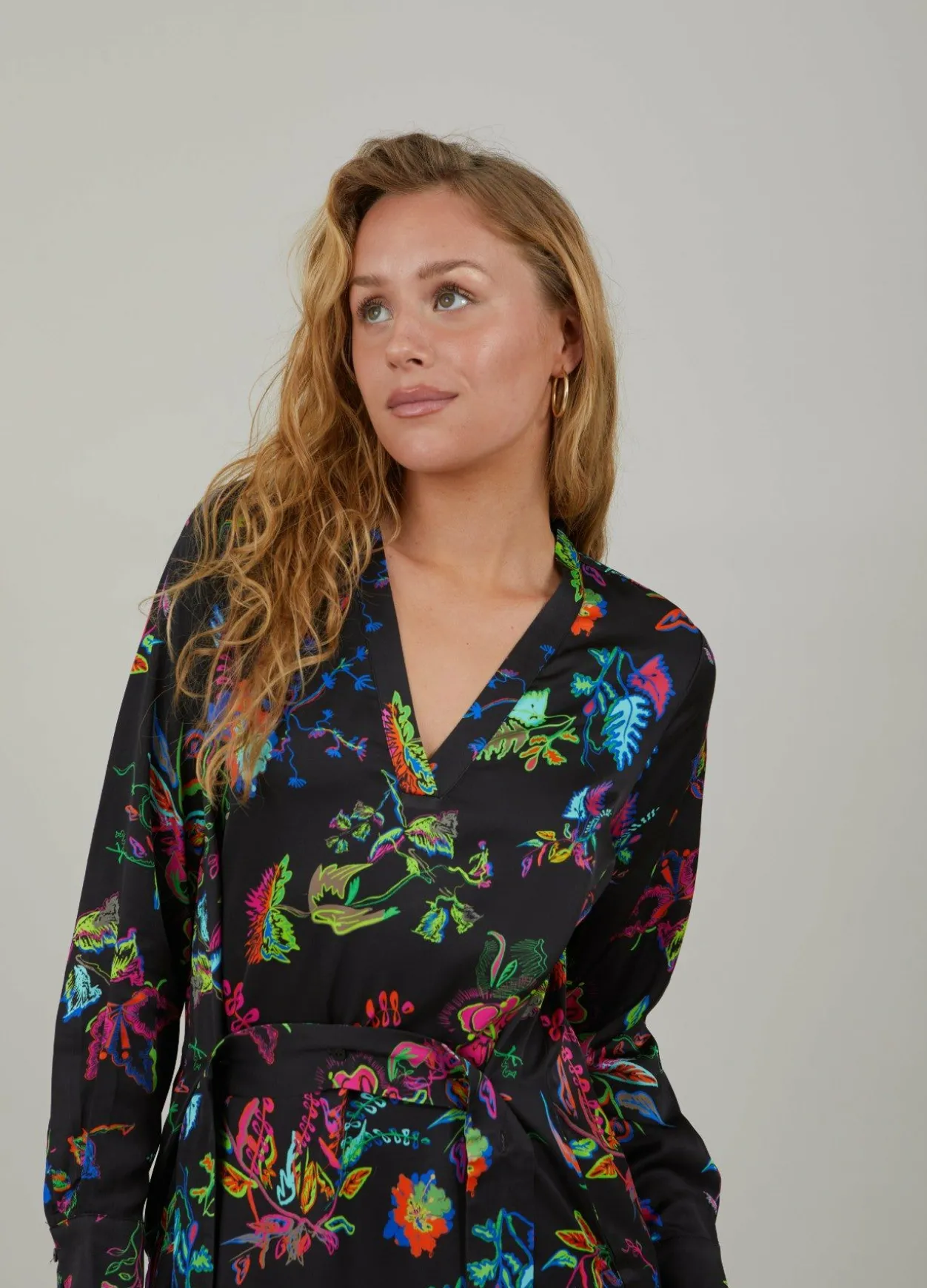 Dress In Glow Print