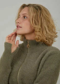Fluffy Knit Cardigan