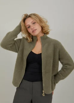 Fluffy Knit Cardigan