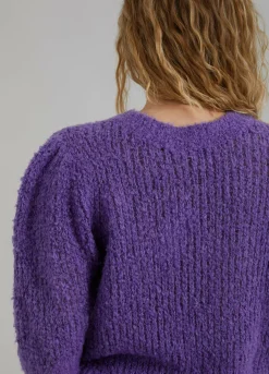 Knit W. Puff Sleeves