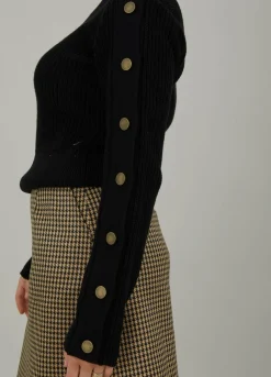 Knit With Buttons