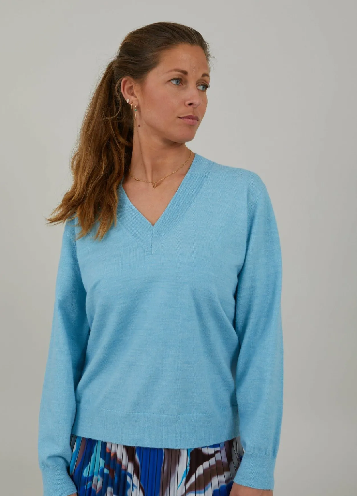 Knit With V-Neck