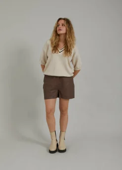 Leather Shorts