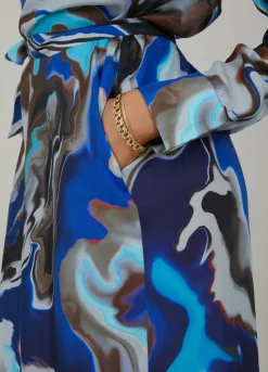 Long Dress In Flow Print