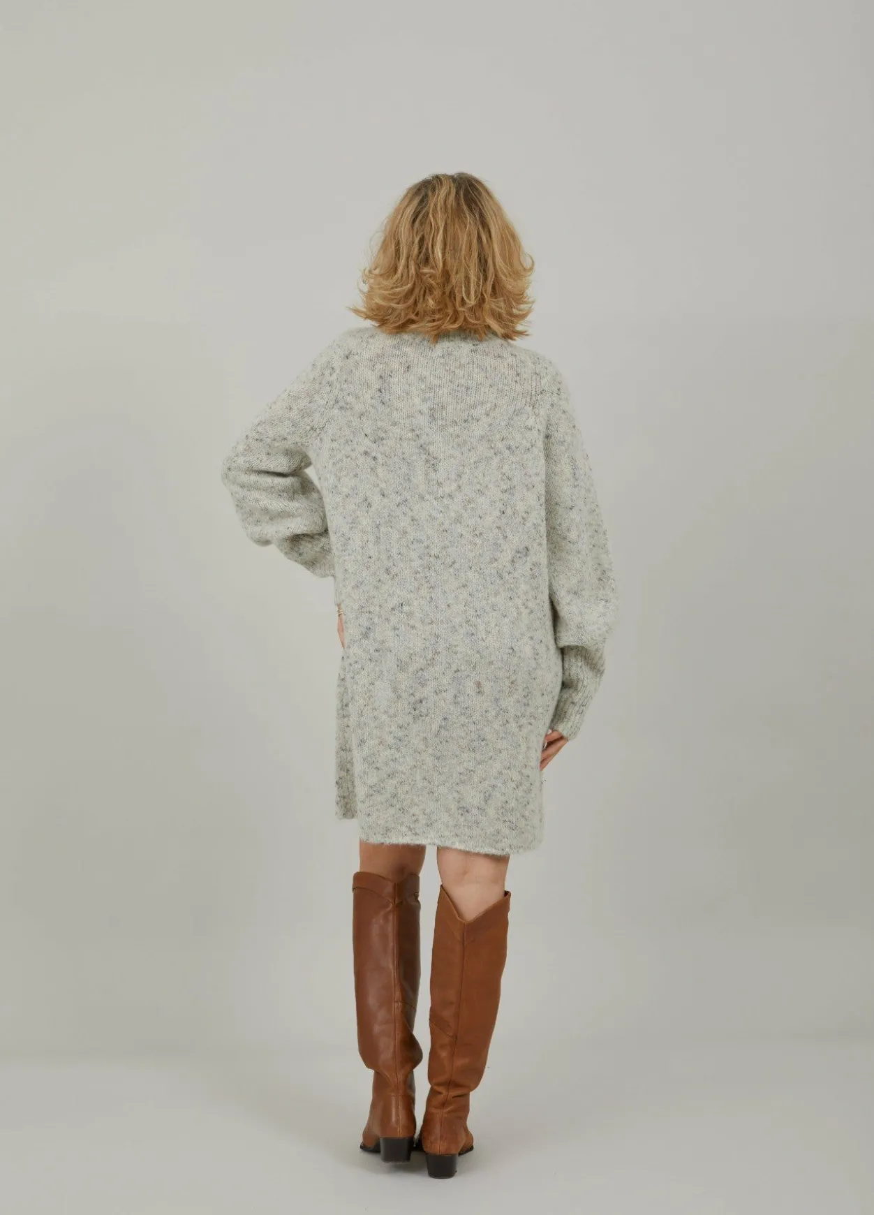 Long High Neck Knit