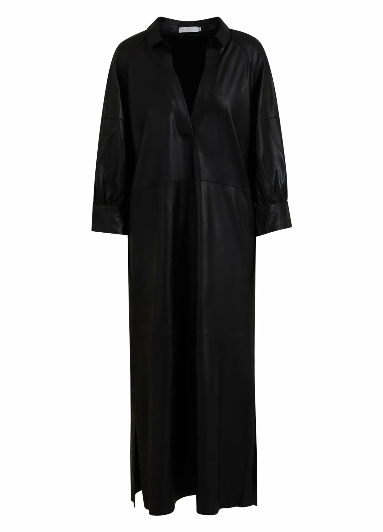 Long Leather Dress