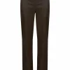 Long Leather Leggings W. Flared Legs