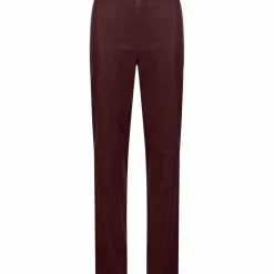 Long Leather Leggings W. Flared Legs