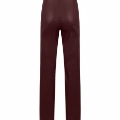 Long Leather Leggings W. Flared Legs