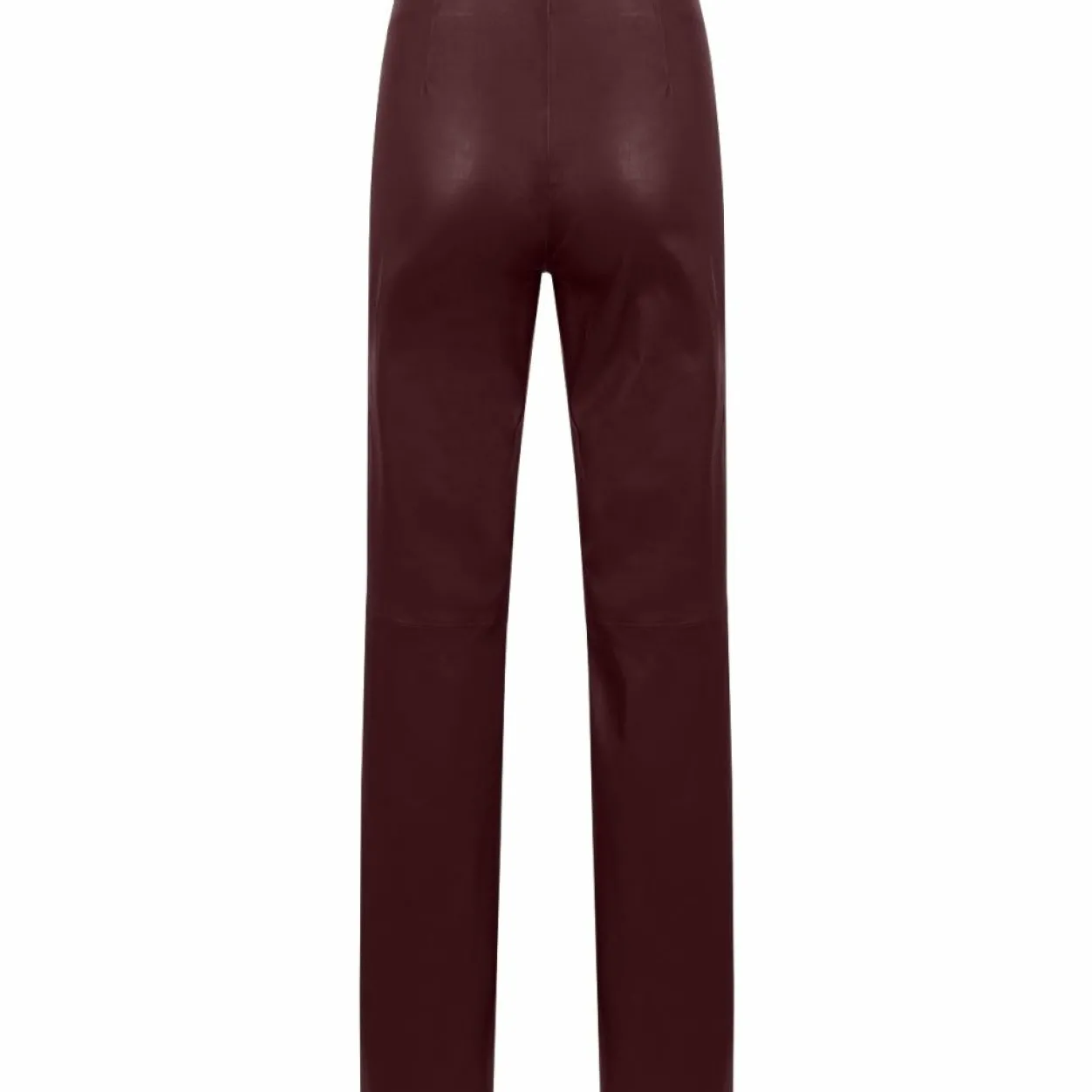 Long Leather Leggings W. Flared Legs