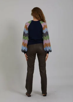 Long Leather Leggings W. Flared Legs