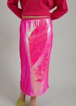 Long Sequin Skirt