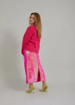 Long Sequin Skirt