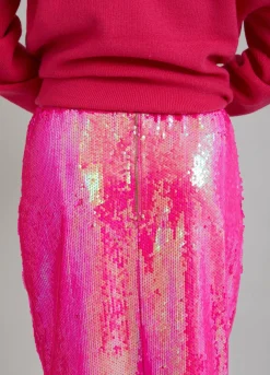 Long Sequin Skirt