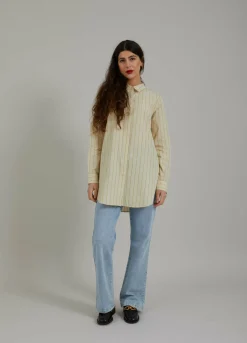 Long Shirt W. Thin Stripes